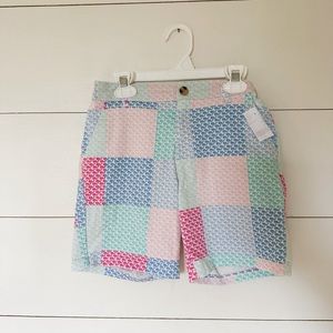 Vineyard vines patchwork boys whale shorts - size 8